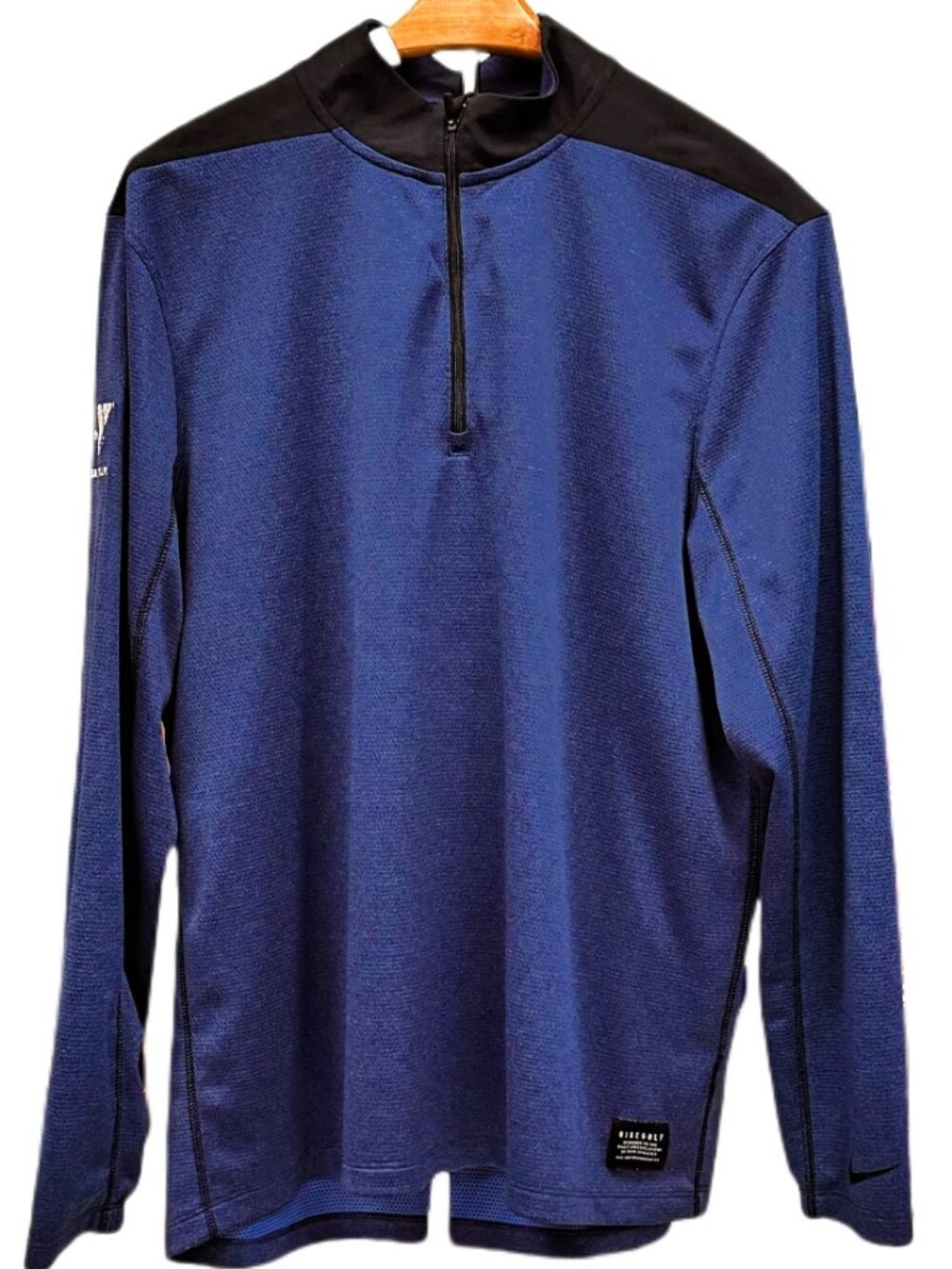 Nike Golf Dri Fit Performance Moisture Wicking Long Sleeve Athletic Gym Shirt